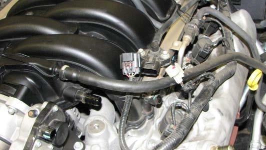 Detach the throttle position sensor (TPS) and