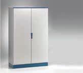 A COMPLETE SYSTEM: STRENGTH AND MODULARITY A WIDE RANGE OF SOLUTIONS E MOX range of cabinets is offered in 27 standard dimensions: monobloc cabinets with front blank door (single or double door),