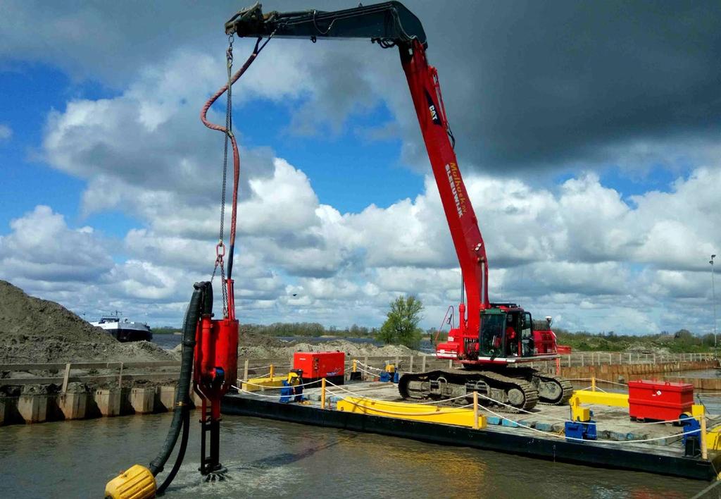 THE DOP SUBMERSIBLE DREDGE PUMP, A MULTIFUNCTIONAL DREDGING TOOL Damen offers a complete