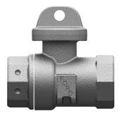 by Ford Ball Service Valves 5/8" Ball Valves When used in a 3/4" service line, this compact, well-designed valve offers the many advantages of Ford Ball Valves at a lower cost.