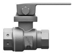 Ball valve handles and the RHT-3/RHT-4 angle key valve handle may be attached by the customer using bolt holes already in the tee head of