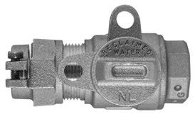 Valve Lock Caps 2" GATE VALVE OPERATING NUT Adapts tee-head on 1-1/4",1-1/2" and 2" Ball Valves (listed on pages 6-13)