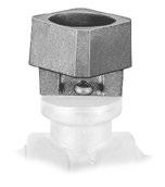 Reclaimed Water Tee-head VALVE LOCK CAPS Lock caps are available for 5/8" through 2" Ball Valves and 3/4" Angle Key