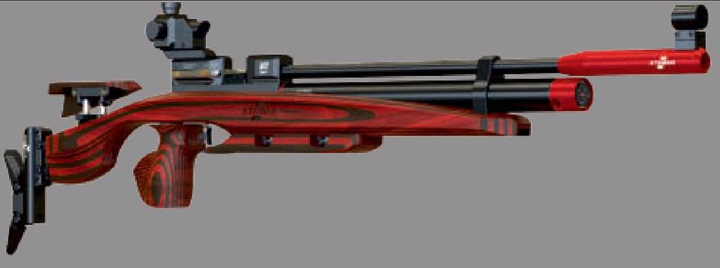 This rifle is for high precision target shooting. The barrel is fre e-floating. Big loading port and loading bed allow to reload the rifle fast a when nd easy used in a single shot mode.