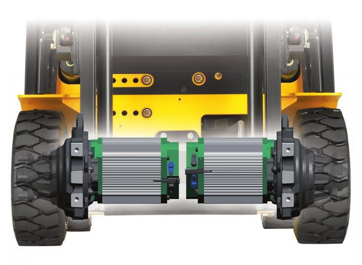 Minimal Maintenance Costs With Komatsu s Total AC System The Total AC system utilizes (2) advanced technology AC drive motors and (1) AC hydraulic motor to achieve high performance with minimal costs.