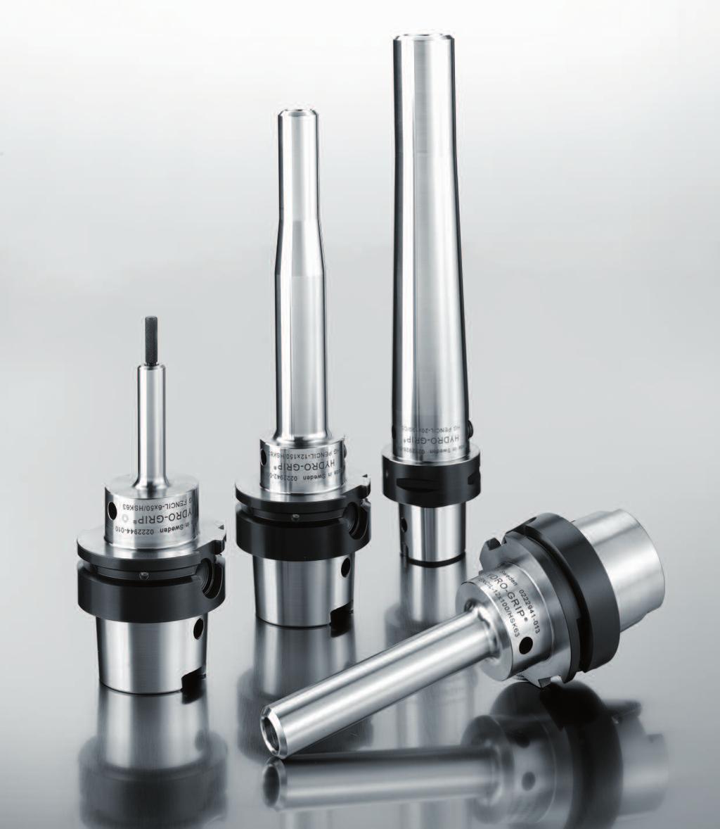 PENCIL DESIGN Benefits and features For drilling to finishing Pencil design enabling machining in deep cavities and complex components Special designs possibility High clamping force 6 Nm ETP