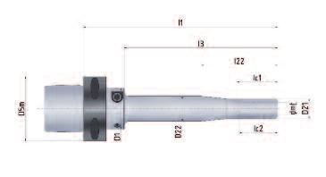 design 1 PSK form design 2 PSK form design 3 ETP HYDRO-GRIP PENCIL Hydraulic high precision toolholder Pencil version Technical Specification PSK form Dimensions, mm Design Coupling Part no.