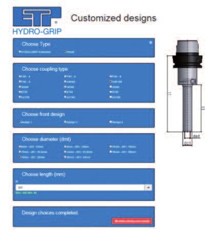 se to design your own toolholder Follow some easy steps on our online service to