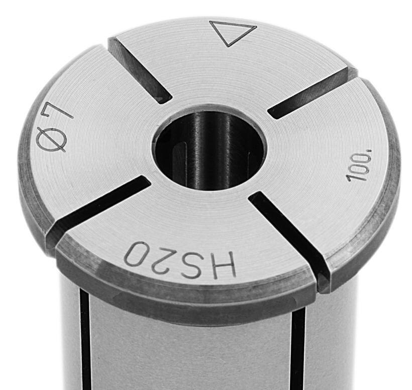 Comparison of Transmittable Torque at Ø 20 mm 350 300 250 200 150 100 50 0 Shank Ø 20 mm in toolholder Ø 20 mm direct clamping Shank Ø 20 mm in toolholder Ø 32 mm with reduction sleeve 32/20