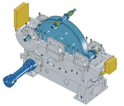 RENK-MAAG MULTICOM gearbox GMX (for integrally geared compressors) Integral Gear Unit MULTICOM for great performance and high speeds MULTICOM gearboxes GMX are designed and built according to the