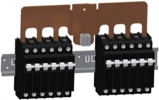 One set of fuses is used for the negative string inputs and on set is used for the positive string inputs.