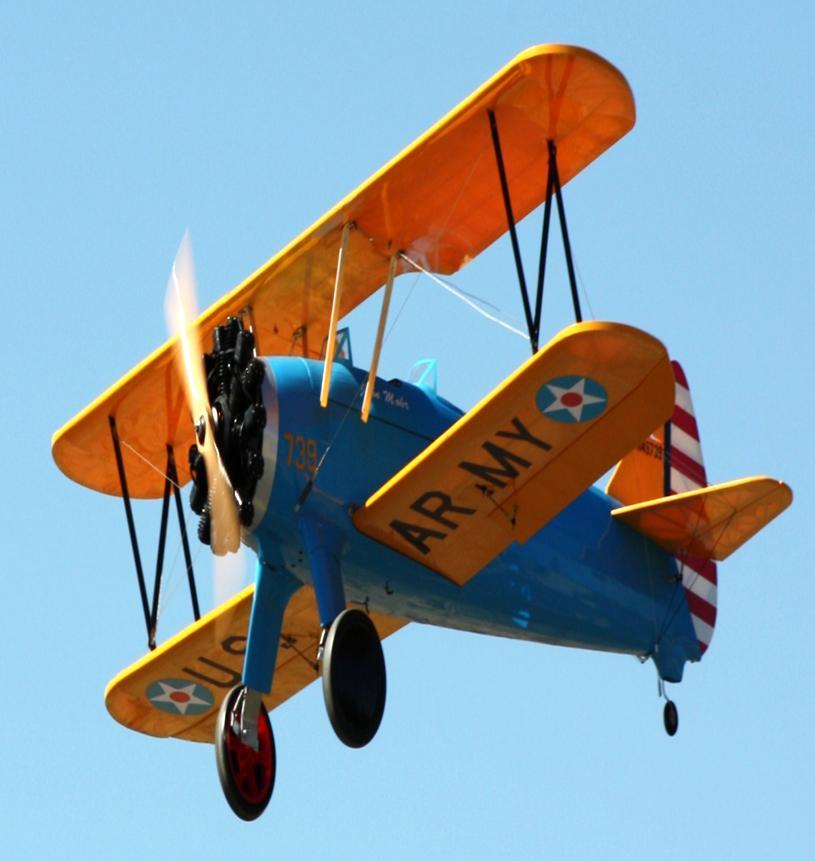 1/5 PT-17 STEARMAN ARF RADIO CONTROLLED MODEL AIRPLANE I N S T R U C T I O N M A N U A L Shown with optional upgraded scale dummy engine, electric motor and propeller.