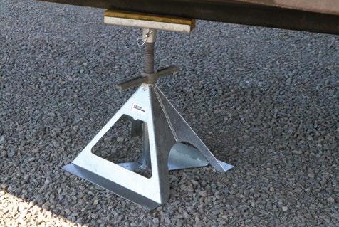 Boat Stands Rugged and reliable galvanized boat storage stands that are stackable for easy storage.