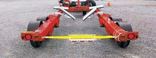 clearance for overhead obstacles Open frame design - simplifies