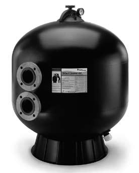 High Capacity Fiberglass Side Mount Sand Filter without Valves Maximum Operating Pressure 50 psi Full 2 in. Drain 8 in. opening for easy access to sand bed The Triton C-3 features standard 3 in.