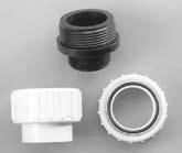Threaded adapter kit, w/o valve, for installations without valve, 2 required 1 3 271096 1-1/2 & 2 in.