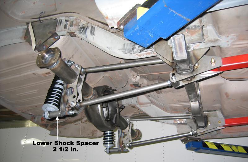 The panhard bar bracket is located on the driver s side of the housing with the channel side facing out. The bracket is located 2 5/8 from the outer edge of the driver s side axle bracket.