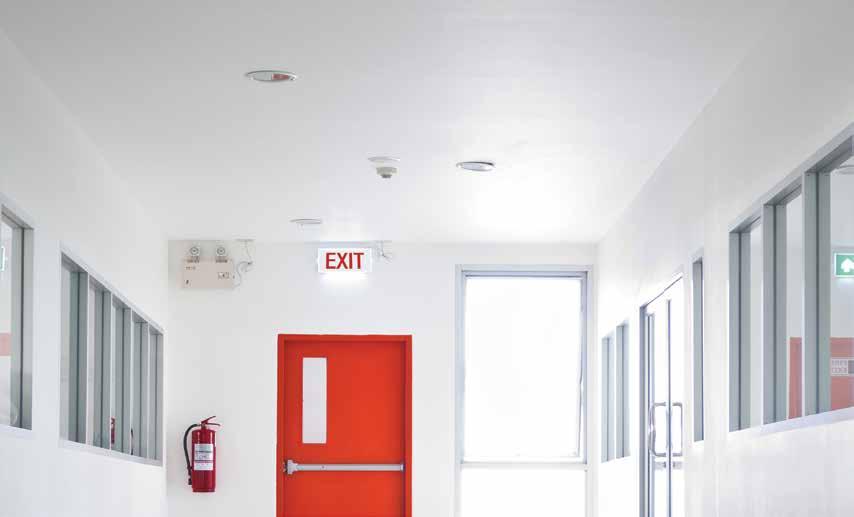 These LED exit lamp kits minimize energy consumption and maintenance costs compared to their incandescent equivalent, while evenly illuminating both sides of the sign.