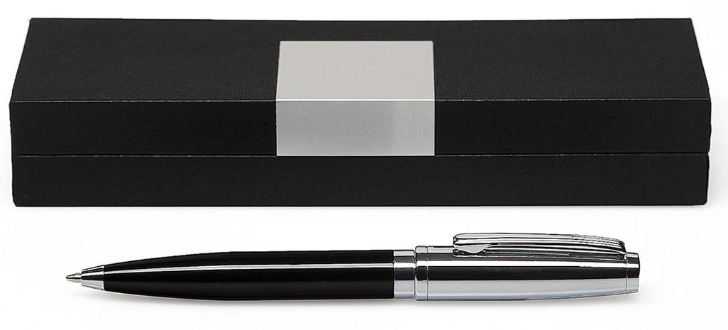 Insignia Metal Pen PG001 Executive metal twist action ballpen in black card presentation box Mitsubishi Electric and Partner logo engraved side of barrel Quantity 25-49 50-99 100+ Unit price with 2