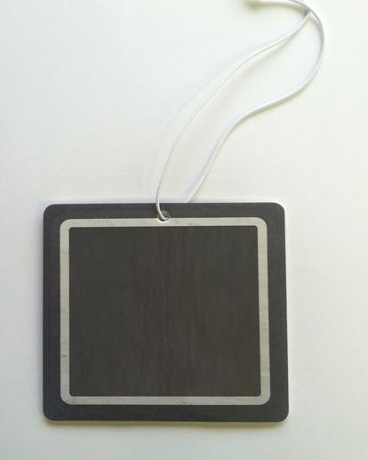 Promotional Goods Air Freshener PG032 Square air freshener with elastic strap.