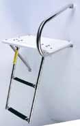 99 Motor Stainless Steel Transom Ladder Step Featuring compact design, rugged all stainless construction.
