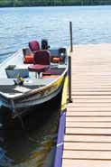 cushion for all watercraft. Patented triangular design absorbs impacts. Rhino fenders stick out 4" from the dock edge.