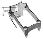 Model #EP-1 Product #51807 Model #TB-EMB-1 A single position bracket for thru-bolt mounting on wood poles.
