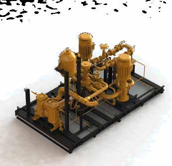 KRAL high-pressure modules. High-pressure modules pump the fuel oil and generate the necessary pressure for ideal fuel atomization.