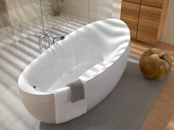 Wide range of baths available to suit each whirlpool system AVEO