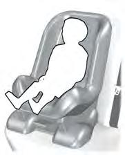 Child Safety Child Safety Seat Booster Seat (Group 2) E68920 Secure children that weigh between 13 and 18 kilograms (29 and 40 pounds) in a child safety seat (Group 1) in the rear seat.