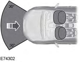 During minor frontal collisions, overturns, rear collisions and side collisions, the front passenger airbag will not deploy.