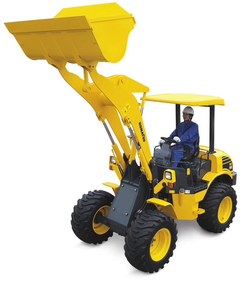 PRODUCTIVITY FEATURES New high-power engine allows any operation to be carried out with minimal effort. Featuring a new high-power and flexible Komatsu engine.