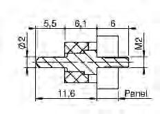 M3xx xx = (PCB thickness + 0,2 mm) x 10 Example : for 3 mm PCB, the