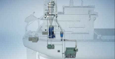 Clean Marine in brief Key description Clean Marine develop and supply exhaust gas cleaning systems ( EGCS ) for marine applications An EGCS removes environmentally harmful sulphur from the exhaust