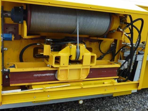 Workshop equipment Hydraulic cable winch 57 Traction 30 kn Working speed