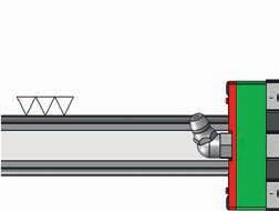 Linear guideways PG series 3.7.5.2 Rail with groove, mounting from below L E 1 P E 2 h HR S W R Table 3.114 Dimensions of HGR_T G1 Series/ Dimensions of rail [mm] Max. length Max.