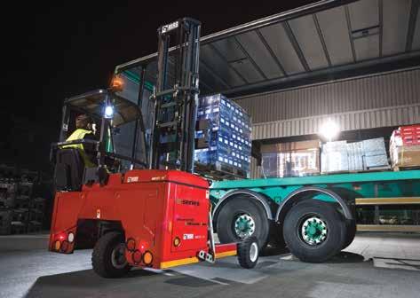 With a lift capacity up to 2,000kg, a powerful one-wheel drive traction system and a tight turning circle, this agile forklift is capable of accessing the most confined areas.