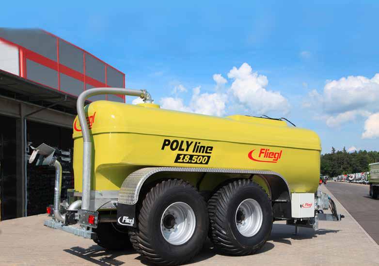 Stainless Steel and Poly Tanker Trailer PLASTIC TANKER»PolyLine«15.000 Liters and 18.500 Liters Volume Guaranteed rust free!