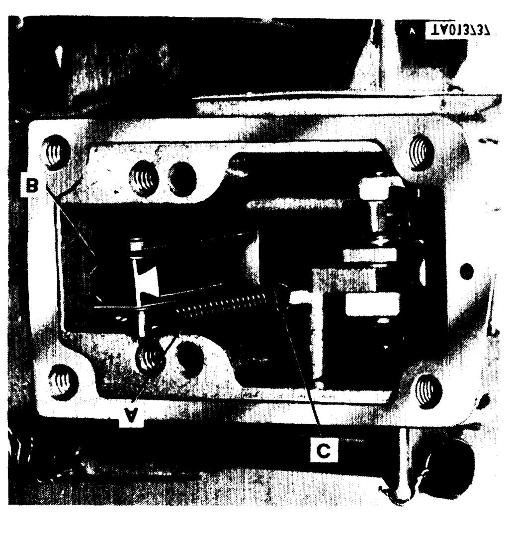 NOTE The operating lever on code A pumps and early code G pumps is a one-piece lever; all others are two-piece.