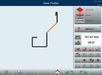 Interactive graphic pictures are shown to the operator with instructions like rotate or flip the part- a condition to
