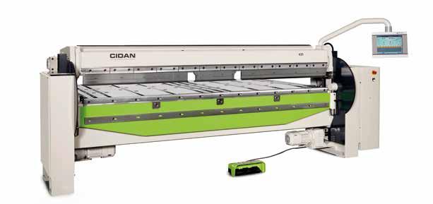 K25 CIDAN folding machine model K25 is a fast and easy to use machine made in a sturdy all-welded steel construction with cast iron side frames for stability.