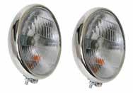 Sold individually 7" CRYSTAL HEADLIGHT W/34 LEDS by United Pacific - Convert your sealed beams to the brilliance of United Pacific conversion headlights with Halogen &