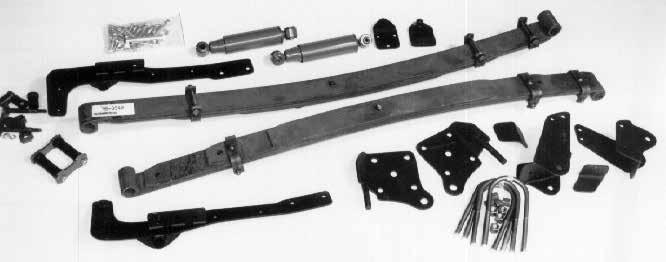 REAR END COMPONENTS Rear End Kit #AS2014C NOTE: Ford frames changed in mid-1936. Check the above drawings to determine which frame you have, even if your body is a '40.