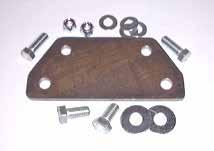 #A2268 $12 TRANSMISSION MOUNT for GM INSULATOR - The main plate has slots on 1-1/2 centers to take a GM insulator.