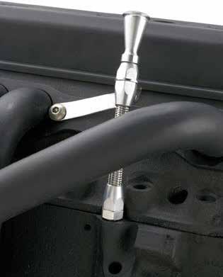 flexible transmission dipstick. Slim design allows mounting inside headers. Applications available for 1979 & earlier Small Block Chevy & 1980 later Small Block Chevy & Big Block Chevy.