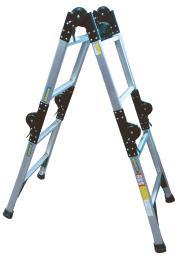 84 100 KW0103841 Step Ladder Slim with Handle 0.9m 4 Steps Aluminium 4 0.78 1.32 0.89 0.45 2.