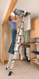 Purpose Ladder 3.90m Aluminium 4 x 4 3.90 1.86 - EN 131 150 7.