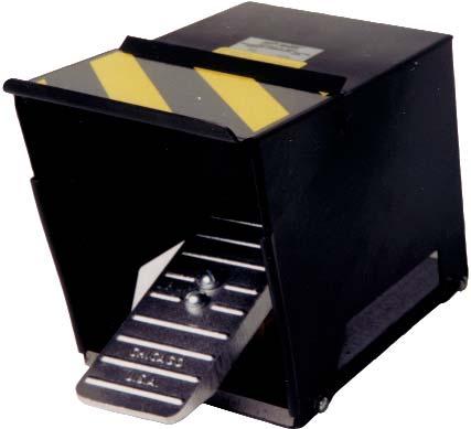 SAFETY FOOT GUARD - FG100 The Air-Mite Safety Food Guard provides protection against accidental tripping of foot operated, spring, manual, or pilot return valves.