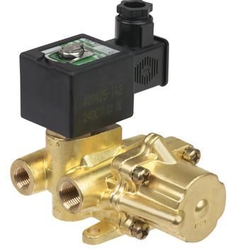 P 0,7/1,7 bar) The solenoid valves satisfy all relevant irectives NR ifferential pressure Maximum viscosity Response times 0,7/1,7-17 bar [1 bar = 100kPa] 65cST (mm 2 /s) 100-1000 ms fluids ( )