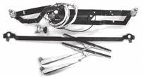 Power Windows and Wipers 101 Specialty Power Wiper Kits Specialty Power Windows universal Dual-Wiper Drive Kit has two wiper shafts that will accept 1/2 inch fine spline knurl or 1/4 inch wiper arms.